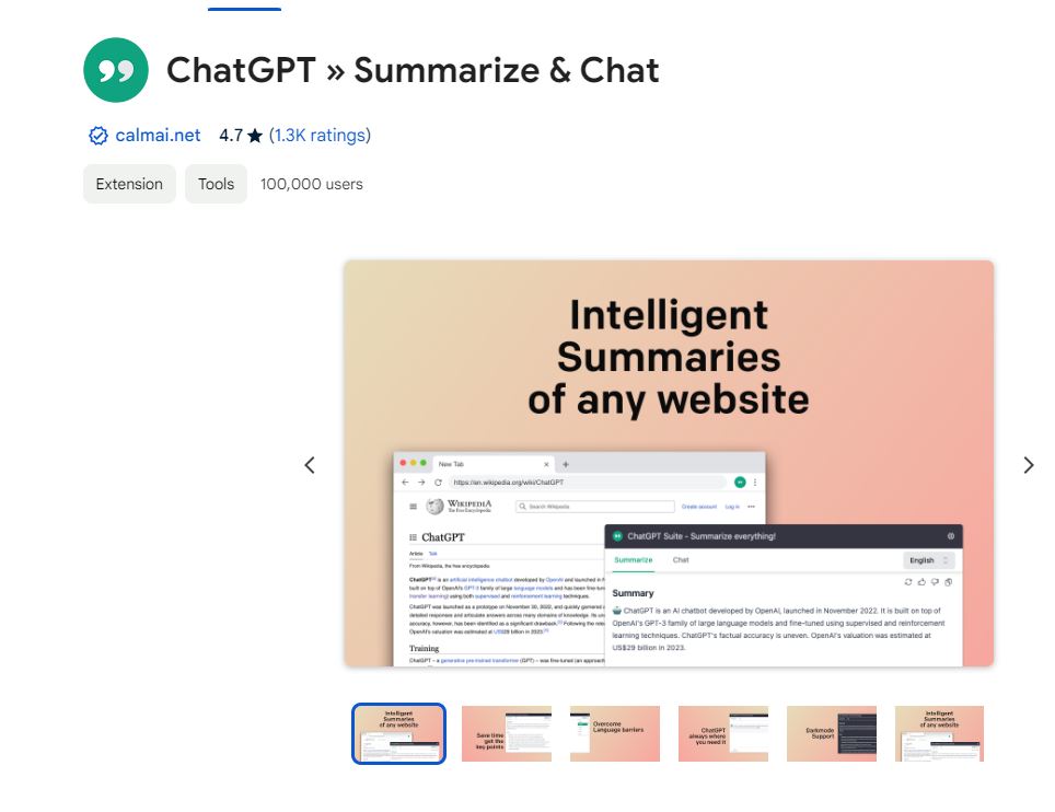 ChatGPT Summarizer