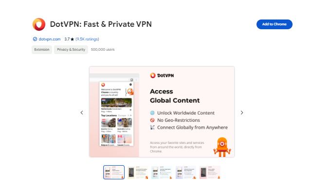 DotVPN, Fast VPN