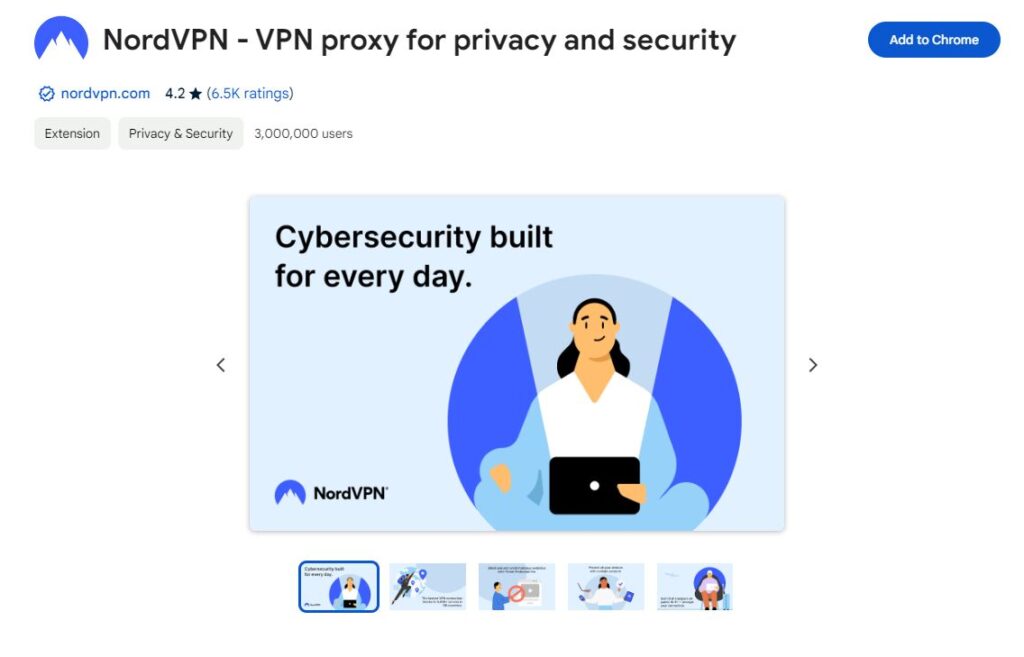 NordVPN, VPN proxy for privacy