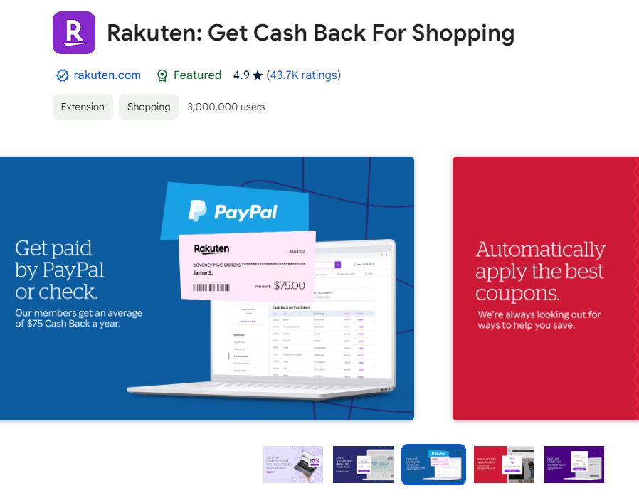 Rakuten Extension