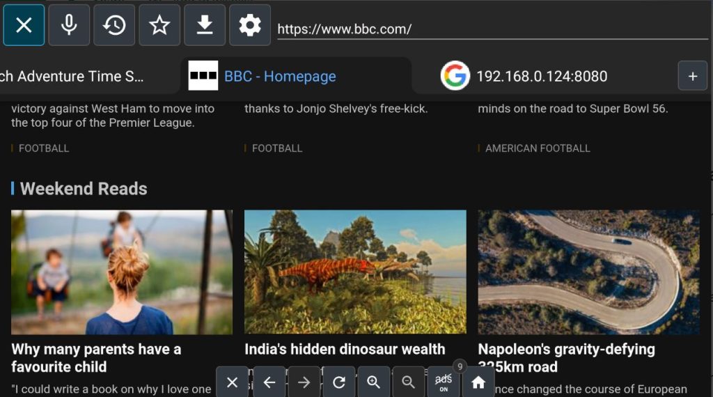 TV Bro browser