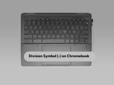 division symbol on chromebook