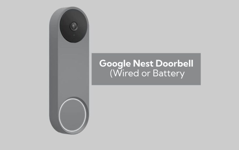 Google Nest Doorbell Wired or Battery, Google Nest Doorbell