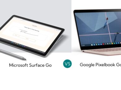 Microsoft Surface Go vs Google Pixelbook Go