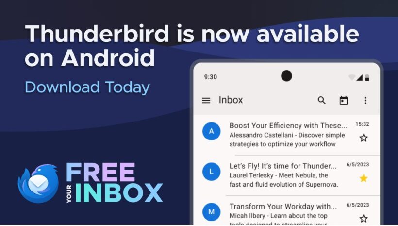 Thunderbird for Android, Thunderbird